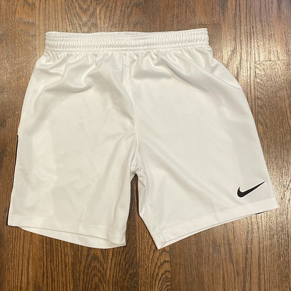 Nike shorts in white